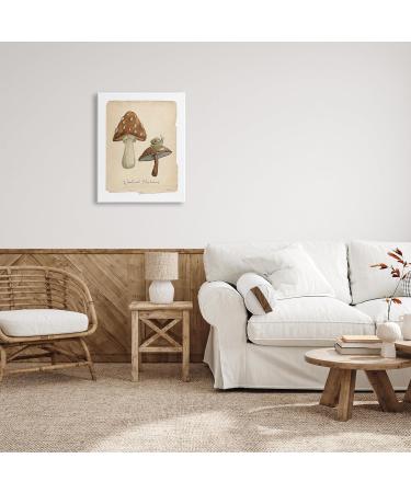 Stupell Industries Woodland Mushrooms & Snail Canvas Wall Art by Carol Robinson 24 x 30 - Buy Online on SooperMarket.com