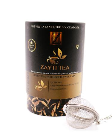 Moroccan Green Tea with Dried Sweet Mint - Premium Quality Moroccan Green Tea Box of 160 g