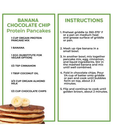 Orgain Gluten Free Protein Pancake & Waffle Mix - Organic Rice Flour - 8g Plant Based Protein - Dairy & Soy Free - Non-GMO - 15 Oz - Buy Online on SooperMarket.com