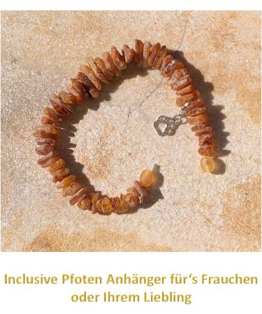 TOPAZ Amber Necklace for Dogs & Cats | Natural Tick & Flea Protection | Handmade 30 cm - Buy Online on SooperMarket.com