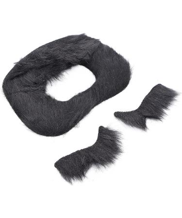 Exquisite Clothing Fake Beard Self Adhesive Beard Eyebrow Stickers Party Supplies Accessories - Buy Online on SooperMarket.com