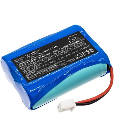 7.4V High-performance Replacement Battery for Peaktech DVB-C/S/T DVB-C DVB-S2 DVB-T P9022 DVB-S P 9022 with 302-11-802/1600mAh