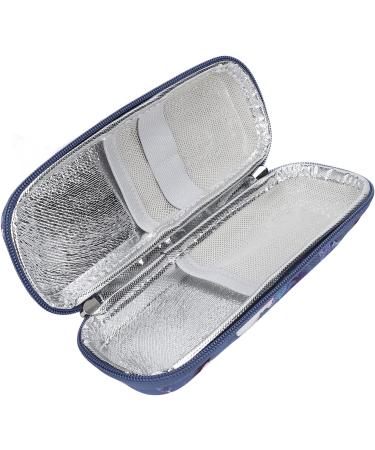Pwshymi Insulin Cooler Travel Case - Begonia Flower | Easy Open, Good Capacity, Zipper Closure Insulin Cooling Carrying Case for Travel Use - Buy Online on SooperMarket.com