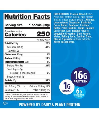 Lenny & Larry's The BOSS Cookie - Chocolate Chunk (12 Pack, 2 oz Each) - High Protein Snack - Buy Online on SooperMarket.com