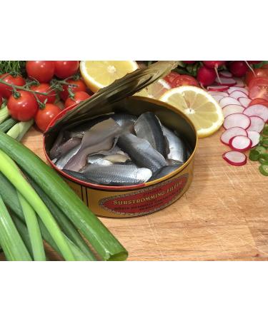 Buy Surstr mming Fillets - Authentic Fermented Herring in Traditional Cans | International Shipping - Buy Online on SooperMarket.com