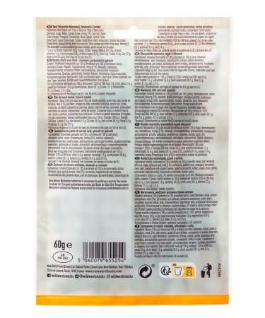 Wild West Beef Jerky - 12 Pack Honey BBQ (60g each) | High Protein Dry Meat Snack - Buy Online on SooperMarket.com