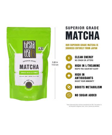 Premium Japanese Matcha Green Tea Powder - Tiesta Tea Company 1.5 oz (42.5 g) - Buy Online on SooperMarket.com