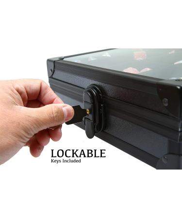 Forged Dice Co. Dice Display Case and Rolling Tray with 2 Divided Trays - Holds 480 Metal/Plastic Polyhedral Dice - Ideal for RPG & D&D Collectors - Buy Online on SooperMarket.com