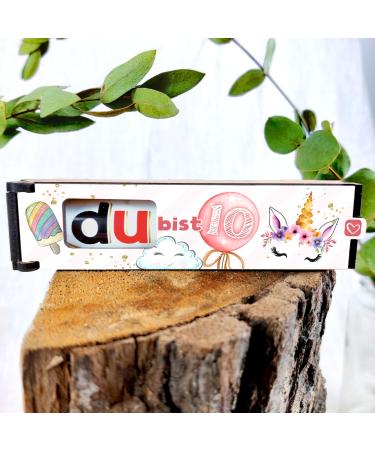 Gift girl 10 years - chocolate bar gift box incl. Duplo unicorn - gift 10 years girls girls 10 years of gift ideas gifts girls 10 years 10 years girls girls 10 years 10 unicorn