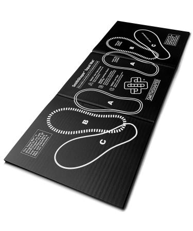 SmithShaper Squat Mat Knee Mat - 30.75" Length -Squats Leg Muscle Targeting - Folds to 0.90-inch Thick Exercise Kneeling Mat - Ab Rollouts - Knee Pushups Pad - NBR
