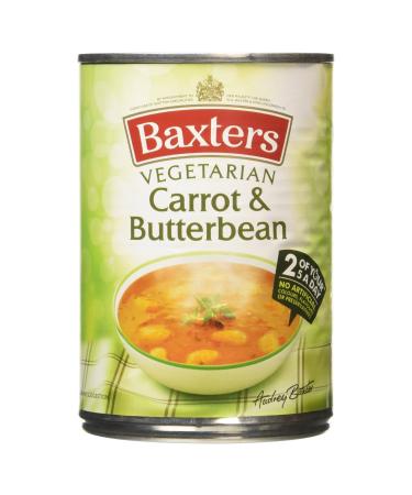 Baxters Vegetarian Carrot & Butterbean 400g Carrot & Butterbean 400 g (Pack of 1)