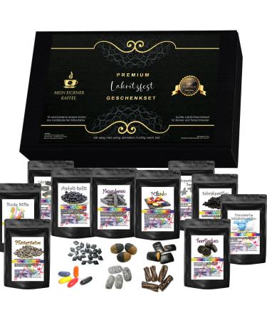 C&T Lakritz gift set |10x delicious varieties from North German Edel-Manufaktur |The gift for licorice lovers in a present gift box