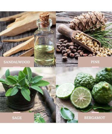 Angels Light Raphael - Luxurious Handmade Fragrance Candle | 270g Natural Soy Wax with Essential Oils | Healing Energy & Joy | Sandalwood Pine Sage Bergamot - Eco-Friendly Wooden Wick - Buy Online on SooperMarket.com