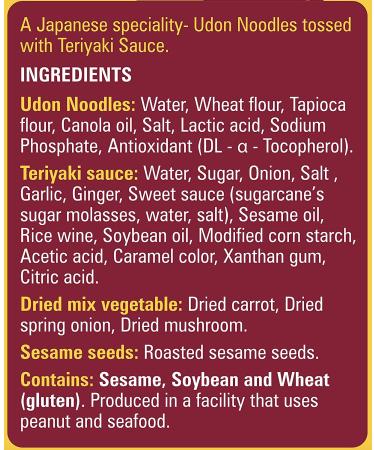 Japanese Teriyaki with Udon Noodles Meal Kit for Two - Authentic Asian Flavor - Plant-Based & Flexitarian Friendly - Pack of 6 - Buy Online on SooperMarket.com