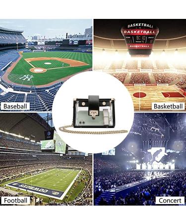 YING YUMEI Clear Crossbody Bag Stadium Approved - Transparent Shoulder Handbag & Clutch - Buy Online on SooperMarket.com