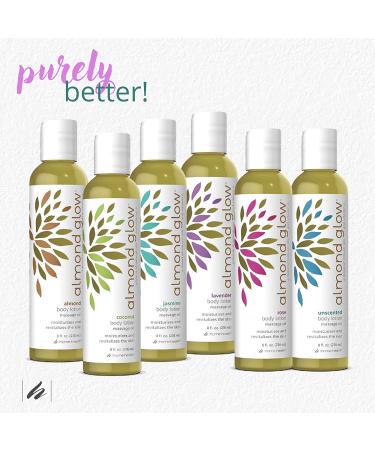 Home Health Almond Glow Rose Body Lotion - 8 oz Moisturizer & Massage Oil, Non-GMO & Paraben-Free, Enriched with Vitamin E & Natural Oils - Buy Online on SooperMarket.com