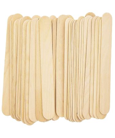 200 Pieces Jumbo Craft Sticks  Premium Natural Wood for Building  Mixing  and Creating Craft Projects  Size 6 x 3/4