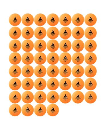 JOOLA Training 3 Star Table Tennis Balls 12, 60, or 120 Pack - 40+mm Regulation Bulk Ping Pong Balls for Competition and Recreational Play - Fun as a Cat Toy - Indoor and Outdoor Compatible .60-Pack Orange