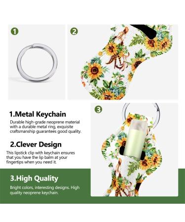 15Pcs Chapstick Holder Keychain - Lip Balm Tracker Safeguard (Style 2) | Bulk Lipstick Chapstick Keychain Holder - Buy Online on SooperMarket.com