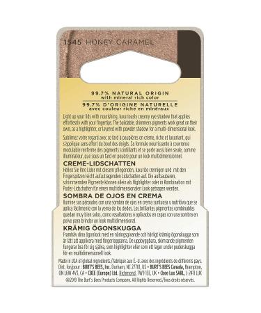 Burt's Bees Honey Caramel Color Nurture Cream Eye Shadow - 7.08 GR | Natural & Nourishing Eye Makeup - Buy Online on SooperMarket.com