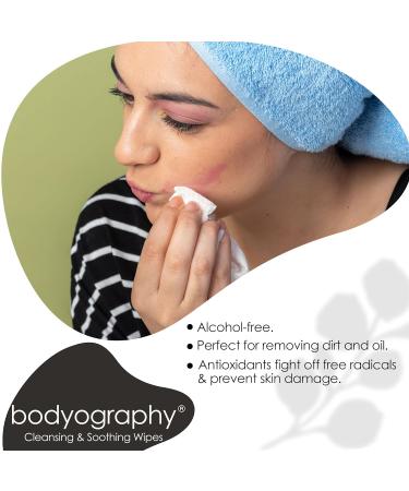 Bodyography Face It Cleansing Wipes - Soothing Makeup Remover & Nourishing Facial Wipes for All Skin Types - Fast International Shipping - Buy Online on SooperMarket.com