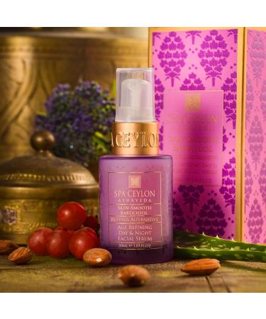 SPA CEYLON Bakuchiol Age Refining Serum - Retinol Alternative for Wrinkle Reduction & Skin Renewal | Day & Night Hydrating Serum with Hyaluronic Acid - Buy Online on SooperMarket.com