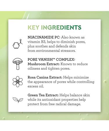 Bliss Disappearing Act Niacinamide PC Serum 1 oz | Pore Vanish Complex | Minimize & Blur Pores | Clean, Cruelty-Free, Vegan - Buy Online on SooperMarket.com