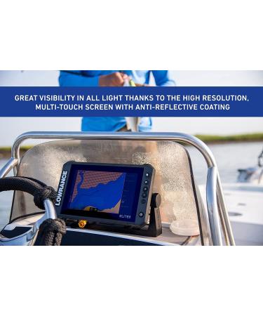 Lowrance Elite FS 9 Fish Finder with Active Imaging 3-in-1 Transducer | Preloaded C-MAP Contour+ Charts | 9 Inch Screen - Buy Online on SooperMarket.com