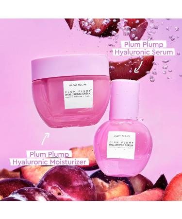 Glow Recipe Hydration Vacation Skincare Set - Plum Plump Hyaluronic Acid & Face Serum | Improve Skin Barrier & Hydration with Antioxidant Plum & Vitamin B5 - Buy Online on SooperMarket.com
