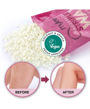 Mylee Professional Hard Wax Beads 500g - Coconut & Arnica | Stripless Depilatory Waxing Pellets for Painless Hair Removal on Full Body, Face & Bikini Line - Buy Online on SooperMarket.com
