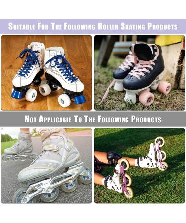 Nezylaf Roller Skate Toe Stoppers Brake Block Set | Double-Row Roller Skating Jam Plugs Violet - Buy Online on SooperMarket.com