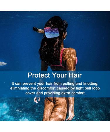 Reflective Neoprene Mask Strap Cover for Dive & Snorkel Masks - Hair Protector Wrap for Water Sports - Buy Online on SooperMarket.com