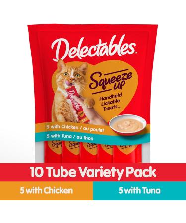 Hartz Delectables Squeeze Up Interactive Lickable Wet Cat Treats Chicken & Tuna 120 Count Chicken & Tuna 1 g (Pack of 120) - Buy Online on SooperMarket.com
