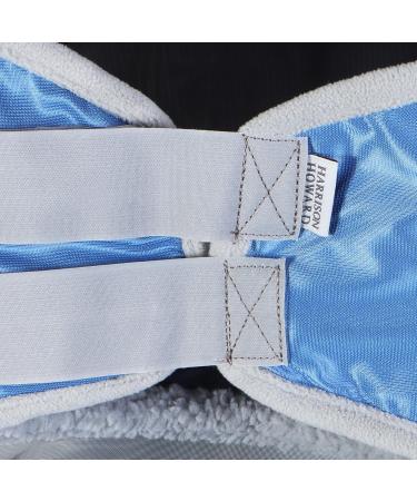 Harrison Howard Caremaster Pro Luminous Fly Mask | UV Protection & Fleece Padding | Ear Protection for Horses | Navy Blue | Buy Now - Buy Online on SooperMarket.com