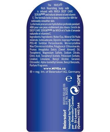 NIVEA Nourishing Body Milk | 48H Smoother Skin 75ml 75 ml (Pack of 1) Body Milk - Buy Online on SooperMarket.com