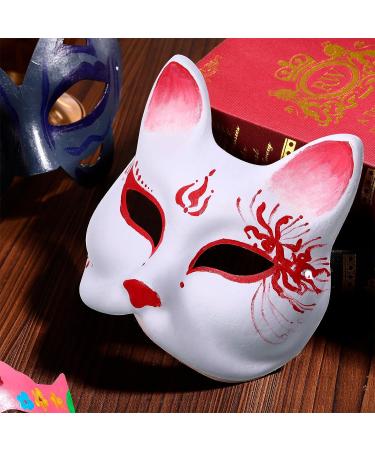 50 Pcs DIY Unpainted White Full Face Masquerade Paper Mache Masks - 10 Styles for Art Party, Cosplay, Halloween & Christmas - Buy Online on SooperMarket.com