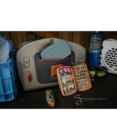 Tacky Pescador Small Waterproof Silicone Slit Fly Box - Burnt Orange | Fly Fishing Box - Buy Online on SooperMarket.com