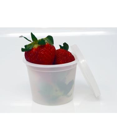 Vito's Deli Container with Lid 4oz (50 Pack) - Food Storage Solution - Buy Online on SooperMarket.com