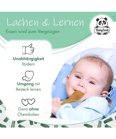 Babylovit Baby Dishes with Suction Cup - Stress-Free Bamboo Plates & Bowl for Kids | Perfect Dining Phase Accessories - Buy Online on SooperMarket.com