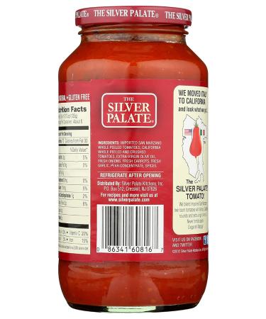 Silver Palate Low Sodium Marinara Pasta Sauce - 25 oz - Buy Online on SooperMarket.com