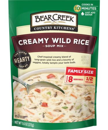 Bear Creek Soup Mixes, Creamy Wild Rice, 9.6 Ounce 9.6 Ounce (Pack of 1)