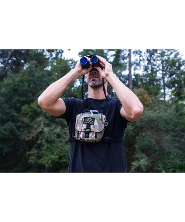 Proven Wild Bino Harness: Waterproof 900D Nylon Chest Pack for Hunting | Adjustable Straps, 2 Mesh Pockets, Zipper Back Pocket - Buy Online on SooperMarket.com