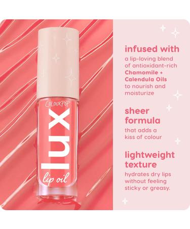 Buy ColourPop Lux Lip Oil - Hydrating Tinted Lip Oil with Chamomile & Calendula - Non-Greasy Pink Lip Oil - International Shipping - Buy Online on SooperMarket.com