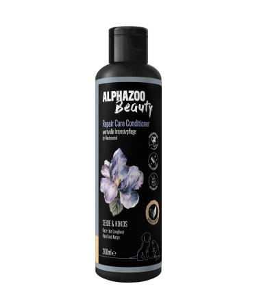 Alphazoo Repair & Care Cats and Dogs Conditioner 200ml I Fell Care for all breeds Langhaar & Kurzhaar I Natural dog shampoo for soft fur