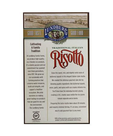 Lundberg Family Farms Traditional Italian Risotto Butternut Squash - Convenient Gluten-Free Side Dish (5.8 oz 6-Pack) - Buy Online on SooperMarket.com