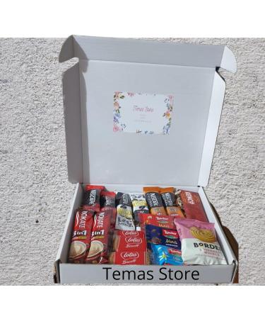 Coffee Gift Box For Men and Women| Coffee Lovers Gifts Set Hamper | Fantastic Letterbox gifts for Coffee Connoisseur | 9 Instant Coffee Sachets | Border Biscuits | Lotus Biscuits| Wafers| All Occasion - Buy Online on SooperMarket.com