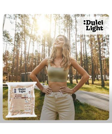Dulci Light Cane Honey Granulate - 100 Calorie-Free Sweetener Bags for Drinks & Food | Natural Sugar Replacement - Buy Online on SooperMarket.com