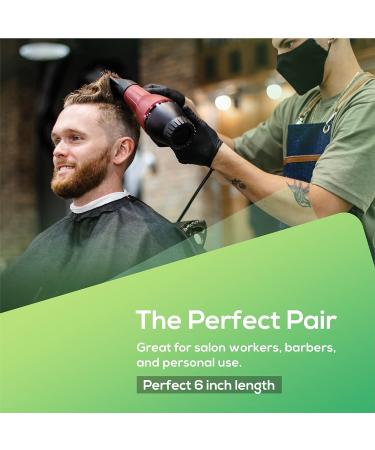 Suvorna 6 Professional Hair Scissors - Japanese Hairdressing Scissors for Men & Women | Barber Scissors with Razor Sharp Blades - 1 Count Pack - Buy Online on SooperMarket.com