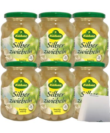 K hne pearl onions in a spicy infusion 6-pack (6x330g glass) + usy block