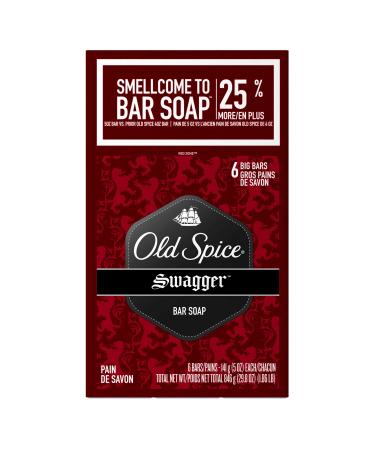 Old Spice Red Zone Swagger Scent Bar Soap Pack Of 6-29.8 Oz 6 Count (Pack of 1)